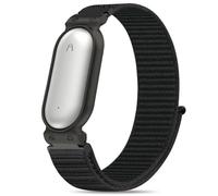 Bolesi Hook and Loop Wristband Compatible with Plaud NotePin Voice Recorder,Soft Lightweiht Breathable Adjustable Wearable Strap with Protective Case for Plaud AI Voice Recorder Accessory.Black