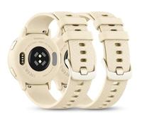 Bolesi Watch Band for Garmin Forerunner 165/55/70/170/Vivoactive 5/6 | 2 Pack 20mm Soft Silicone Waterproof Sports Adjustable Strap for Garmin Venu Sq 2/Approach S12 Accessory Women Men