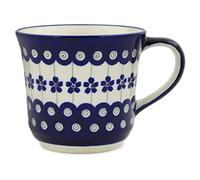 Boleslawiec Pottery Mug, 0.50 L, Original Bunzlauer Keramik, Decor 166a