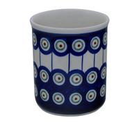 Boleslawiec Pottery Mug without handles, 0.25 L, Original Bunzlauer Keramik, Decor 8