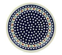 Boleslawiec Pottery Pizza plate, Original Bunzlauer Keramik, Decor 41