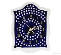 Boleslawiec Pottery Wall Clock, Original Bunzlauer Keramik, Decor 42