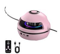 BOLEXA Automatic Electric Skipping Rope Machine, 10 Adjustable Speeds, Suitable For Both Adults And Children; Ideal For Home Gyms As Well As Indoor And Outdoor Sports.(Pink)