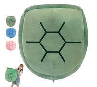 BOLEXA Turtle Shell Pillow - Wearable Giant Turtle Plush Toy, Funny Cosplay Costume & Soft Cushion for Kids & Adults, Kawaii Body Pillow in 60-160cm Sizes & 3 Colours(Green,80cm)