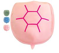 BOLEXA Turtle Shell Pillow - Wearable Giant Turtle Plush Toy, Funny Cosplay Costume & Soft Cushion for Kids & Adults, Kawaii Body Pillow in 60-160cm Sizes & 3 Colours(Pink,60cm)