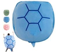 BOLEXA Turtle Shell Pillow - Wearable Giant Turtle Plush Toy, Funny Cosplay Costume & Soft Cushion for Kids & Adults, Kawaii Body Pillow in 60-160cm Sizes & 3 Colours(Blue,80cm)