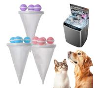 BOLEXA Washing Machine Lint Catcher 3 Pack, Reusable Floating Mesh Laundry Filter Bags For Top Loading Machines, Pet Hair Remover For Clothes, Floating Hair Collector, No Installation