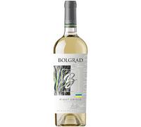 Bolgrad Select Pinot Grigio White Wine, South Odesa Ukraine - 75cl, 12.5% ABV - Unoaked, Citrus & White Blossom with Lychee Notes, Vegan Friendly - Great with Fish, Salads & White Meats