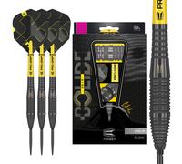 Target Darts Bolide Void 90% Tungsten Dart Set, Steel Tip Swiss Point Darts | Barrel 05, 24G | Professional Darts Sets, Black Darts, Swiss Point Tool Included