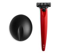 Bolin Webb R1 Razor and Stand - Gillette Mach 3 - Monza Red