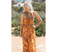 Bolina Island Eivissa Dress Rust Orange Print size S | Maxi Dresses Outlet | Women | Brown S