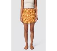 Bolina Island Escondida Sunset Skirt Orange Zebra Print size S | Mini Skirts Outlet | Women | Yellow S