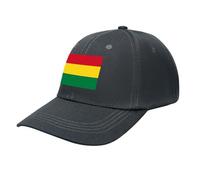 Bolivia Flag Baseball Hat,Classic 6 Panel Adjustable Fashion Cap for Women Men,Running Workouts and Outdoor Dark Gray