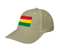 Bolivia Flag Baseball Hat,Classic 6 Panel Adjustable Fashion Cap for Women Men,Running Workouts and Outdoor Beige