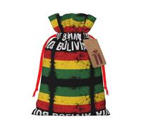Bolivia Flag Drawstring Gift Bags Small Item Treats Wrapping Storage Bags Christmas Birthday Party Holiday