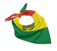 Bolivia Flag Square Kerchief Silk-Like Scarf Printed Bandanas Soft Face Mask Handkerchiefs Party Favor 18"x18"