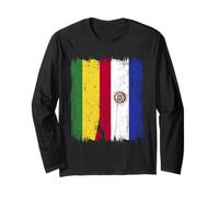 Bolivia Paraguay Half Flag Bolivian Paraguayan Roots Long Sleeve T-Shirt