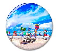 Bolivia Salt Lake Fridge Magnet Decorative Magnet Bottle Opener Tourist City Travel Souvenir Collection Gift Strong Refrigerator Sticker