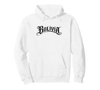 Bolivia Street Text Tattoo Style Design Pullover Hoodie