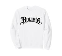 Bolivia Street Text Tattoo Style Design Sweatshirt