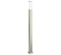 Bollard Light 110cm Stainless Steel Silver IP44 Outdoor Garden vidaXL