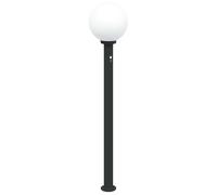 Bollard Light 120 cm Black Stainless Steel Sensor IP44 Outdoor vidaXL