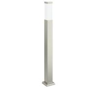 Bollard Light 80cm Stainless Steel Silver IP44 Outdoor Garden vidaXL