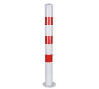 Bollard Post,Traffic Delineator Posts,Security Post Barrier With Reflective Band,Parking Barrier for Construction Sites,Facility Management Etc(Color:Regular,Size:0.6MM)(With Ring 0.6MM)(Regular 0.6MM