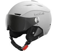 Bollé - BACKLINE VISOR White Matte - Silver Gun S 54-56cm, Ski Helmet, Small, Unisex Adult