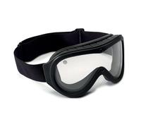 Bolle Chronosoft III BSSI Goggles - Black Frame, Clear Double Lens - Ballistic Tactical Eye Protection (Sealed Frame)
