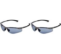 Bollé Safety Glasses CONTPSF Contour – Nylon Frame, Sports Temples with Tipgrip TPE – Smoke/Black