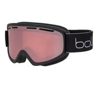 Bolle Freeze Ski Goggles Frames Matte Black/Lenses Pink Tint/Mirror Silver Fit