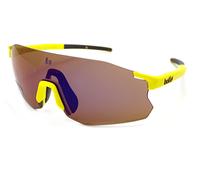 Bolle Icarus Rimless Sunglasses Acid Yellow Matte with Blue Shield Lens BS016007