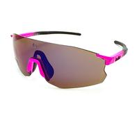 Bolle Icarus Sunglasses Matte Pink Black with Brown Blue Mirror Lens BS016002