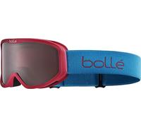 Bollé INUK - Children's Ski Mask - Matte Red and Blue - Rosy Bronze Cat. 3 Screen - High UV Protection, Anti-fog, For Sunny Weather