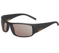 Bolle Wrap Mens Matte Black Metal Brown Phantom Gun Cat Sunglasses - One Size