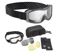 Bolle X1000 Goggles Kit - 3 Lens Set: Clear, Smoke & CSP - Tactical Ballistic Eye Protection