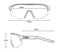 Bolle Lightshifter Polarized Sunglasses Ultraviolet Polarized/CAT3 Matte Titanium