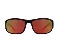 Bolle Men's Wrap Matte Black Volt+ Ruby Polarized King Bolle Black One Size
