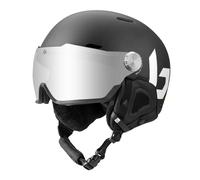 bollé MIGHT VISOR Ski Helmet Black Medium High Resistance ABS Protection Optimal Ventilation Comfort Foam Removable Ear PadsAntiFog AntiScra