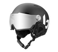 bollé - MIGHT VISOR | Ski Helmet | Black | Small | High Resistance ABS Protection | Optimal Ventilation | Comfort Foam | Removable Ear Pads | Anti-Fog & Anti-Scratch Treatment