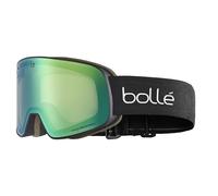 bollé NEVADA Black Corp Matte - Phantom Green Emerald Cat 1 to 3 - Snow Goggles - Black Corp Matte - Phantom Green Emerald Photochromic - Size M-L - Unisex - Adult