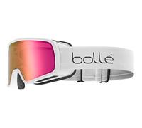 Bolle - Nevada Jr, White Matte, Rose Gold Cat 2, Small, Snow Goggles, Unisex, Children