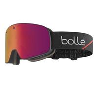 bollé NEVADA Race Black Matte - Volt Ruby Cat 2 - Snow Goggles - Medium-Large - Unisex