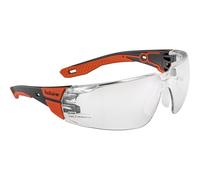 Bolle | RUSH+ 2.0 PLATINUM | Clear |Lightweight| Safety Glasses | RUSPMN11E