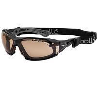 Bolle RUSH+ Coloured Temples Safety Glasses / Foam+ Strap Kit / Glasses Case