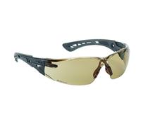 Bolle RUSH+ Coloured Temples Safety Glasses / Foam+ Strap Kit / Glasses Case