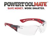 Bolle RUSH+ Plus Safety Glasses - RUSHPPSI - Clear Lens