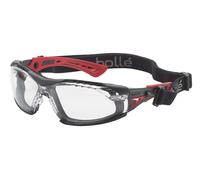 Bollé Safety Spectacles RUSHPFSPSI 'Rush+' — One Size, Foam Edge & Strap, Red/Black