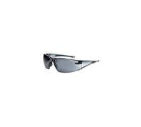 Bolle RUSHPSF Rush Glasses PC with Tipgrip Anti-Scratch and Fog Lens, Black/Smoke